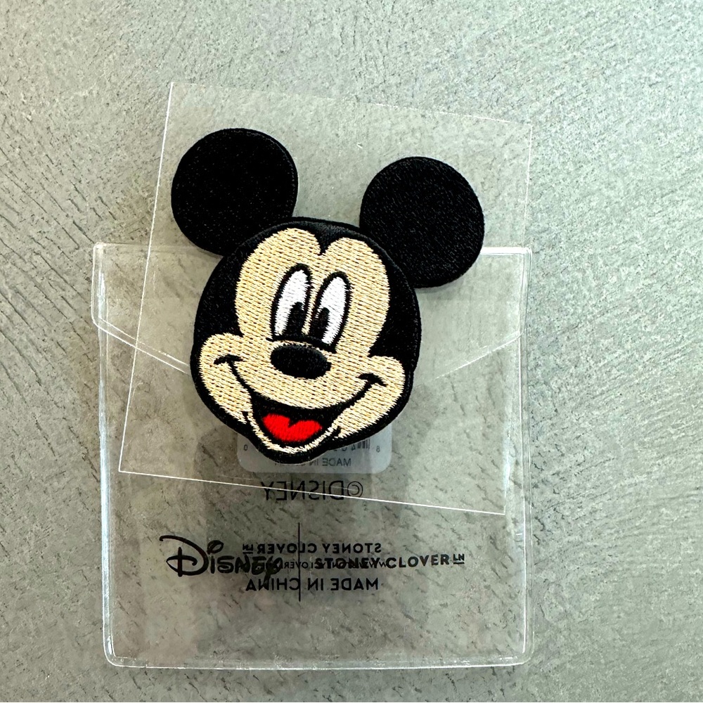 Stoney Clover Lane Mickey and friends small Mickey head patch